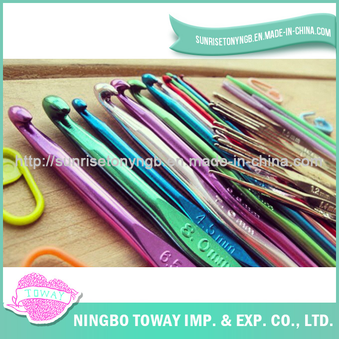 Hand Knitting Colorful Aluminum Crochet Hooks