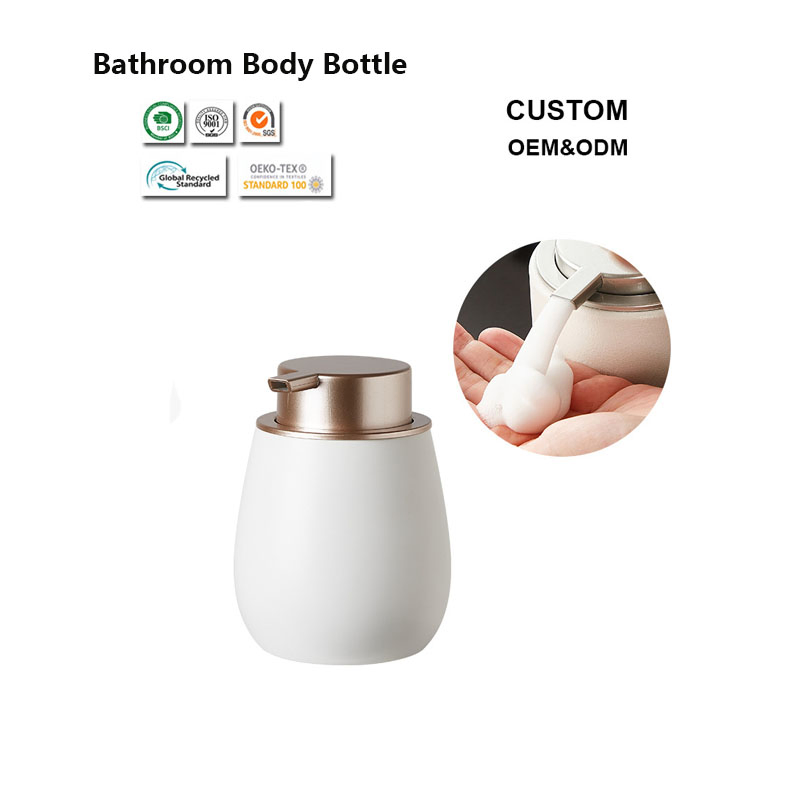 3PCS Durable Porcelain Bathroom Accessories Set for Home Toilet