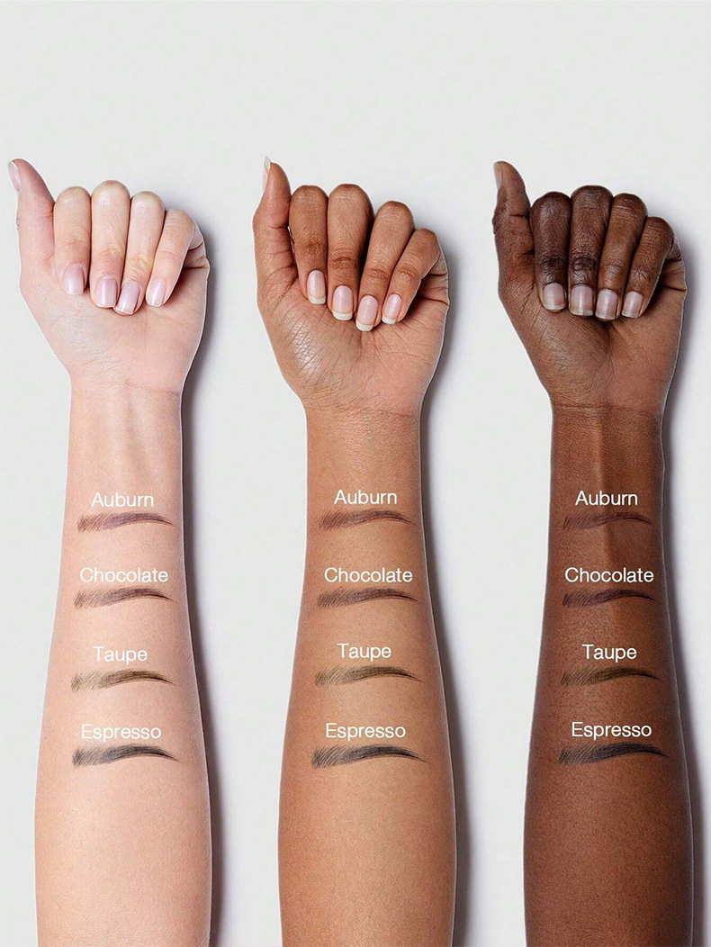 Brow-Fection DIP & Angled Brush Eyebrow Gel Dark Brown Eyebrow Private Label Brow Tint Enhancers