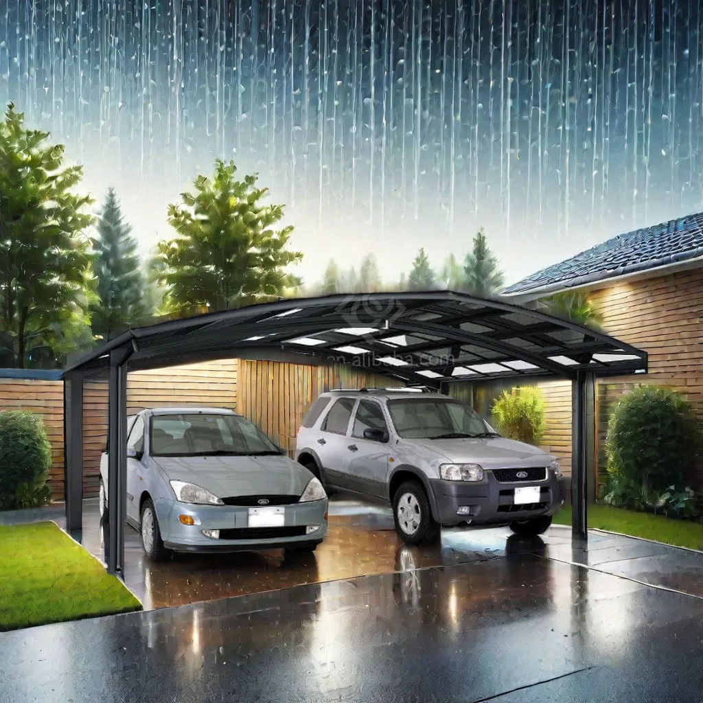 Factory Direct: Durable Waterproof Aluminum Carport Kits for Outdoor Vehicle Protection