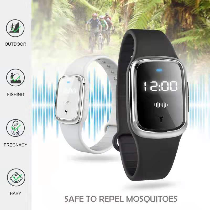 Montre Bracelet Anti Moustique Mosquito Repellent Watch Ultrasonic Mosquito Repellent Bracelet