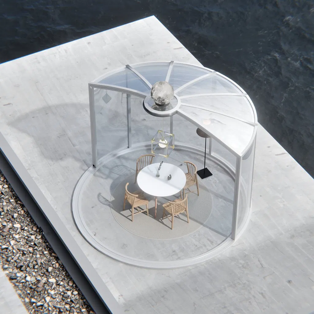 Durable Aluminum Outdoor Prefabricated Restaurant Modular Structure Easy Installation Restaurant