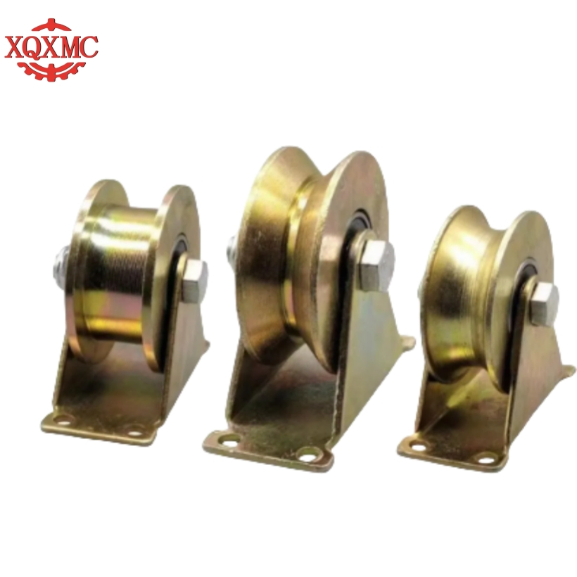 V-Shaped Casters Roll Smoothly Without Getting Stuck, Suitable for Angle Steel and I-Beam Tracks