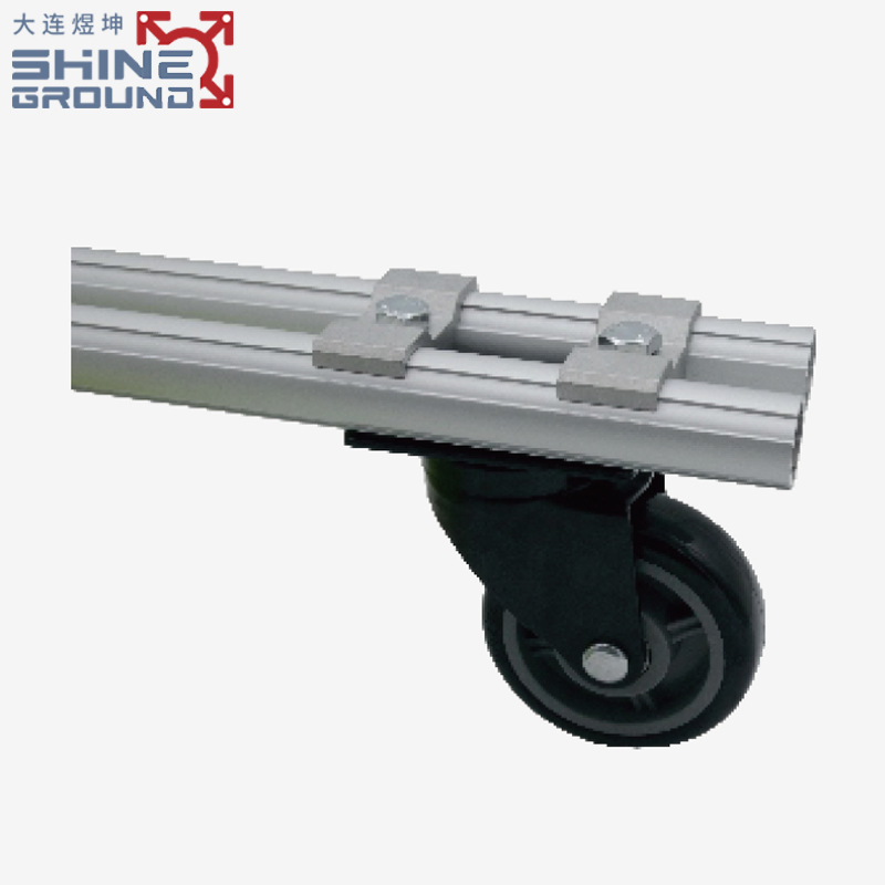 Aluminum Profile 30X30 Steel Hardware 2.5 Inch Caster Wheels