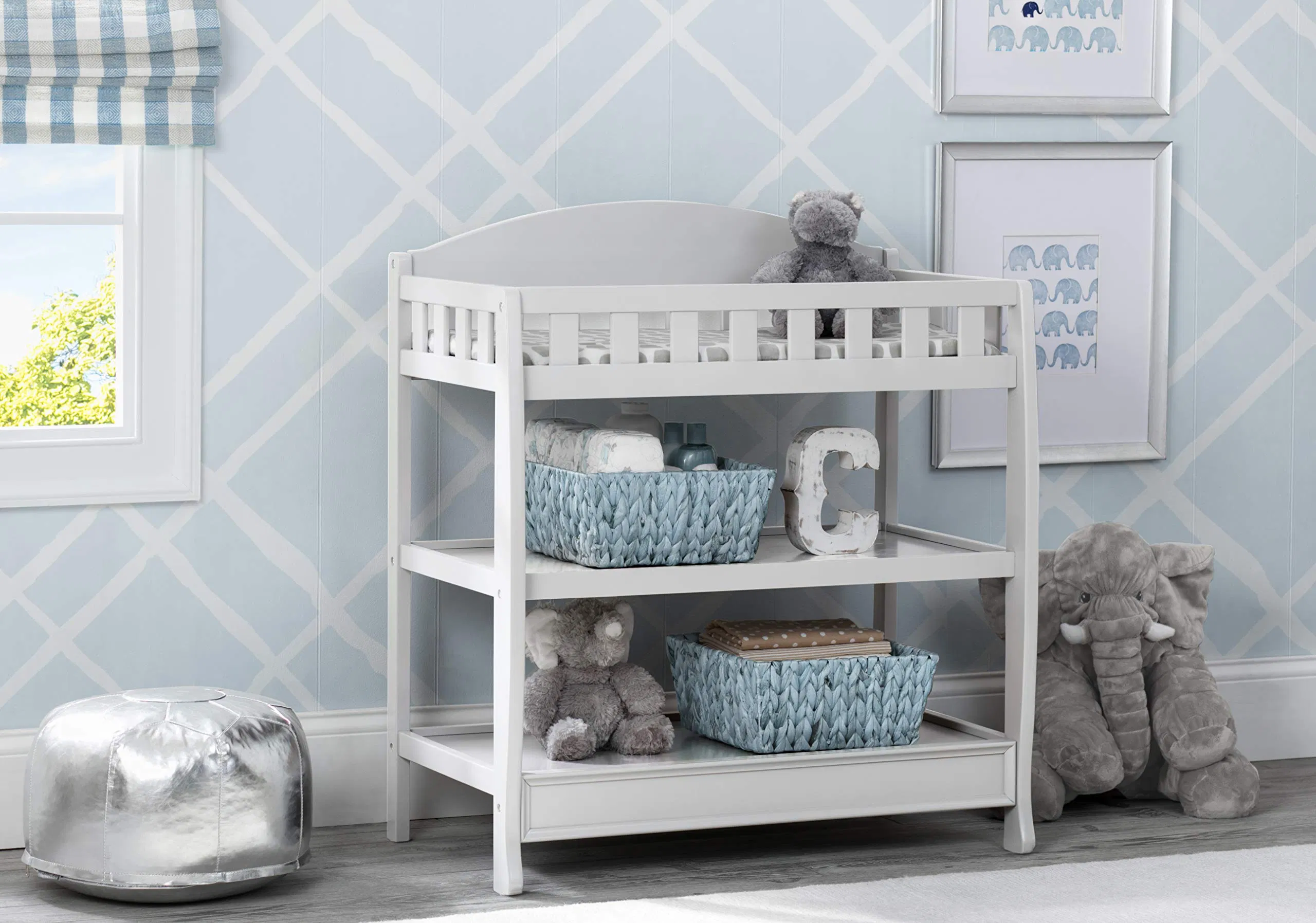 Wholesale Children Infant Pad White Baby Changing Station Changing Table