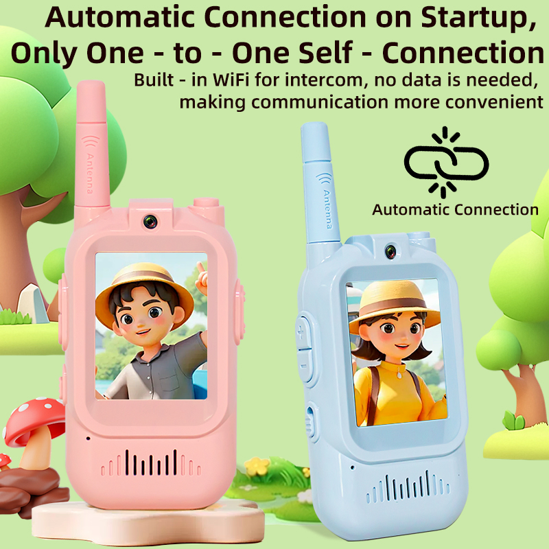 Детская рация-игрушка с видео и эффектами, 300 м