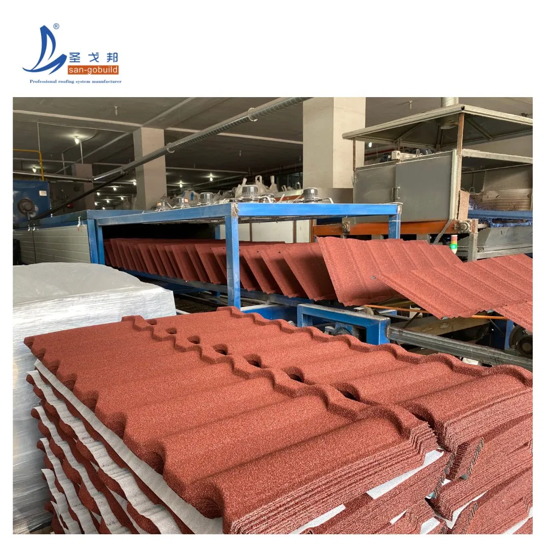 Hot Sale Roofing Materials Construction 0.5mm Milano Stone Coated Roof Sheet