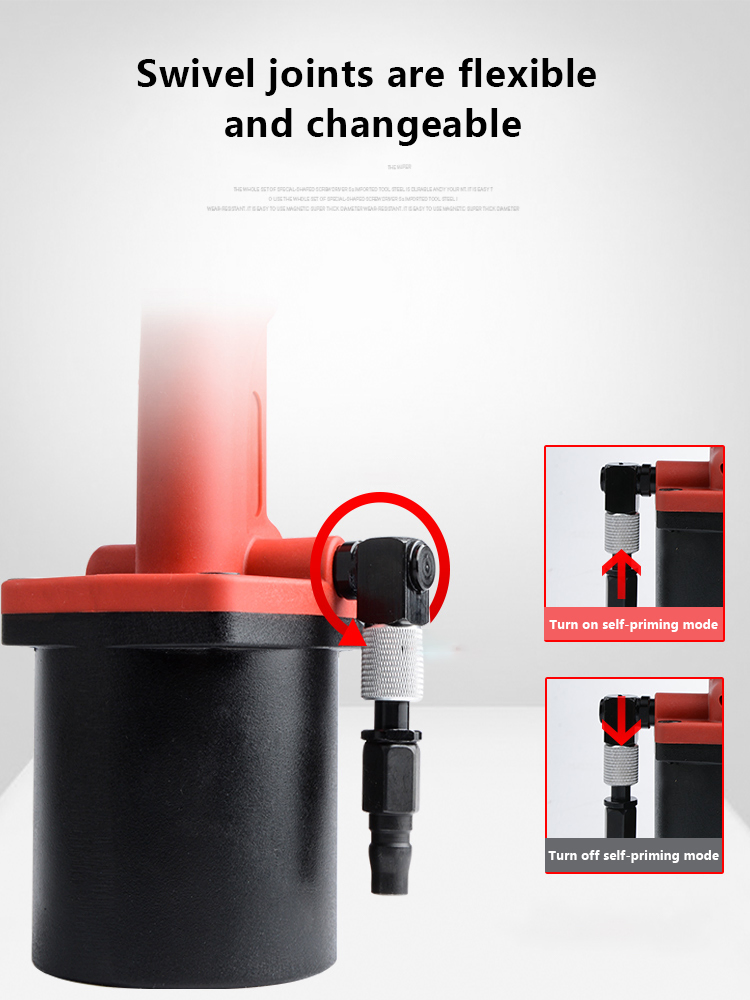Pneumatic Tools Self-Priming S60 Red Nail Gun Rivet Strong Pneumatic Riveting Gun