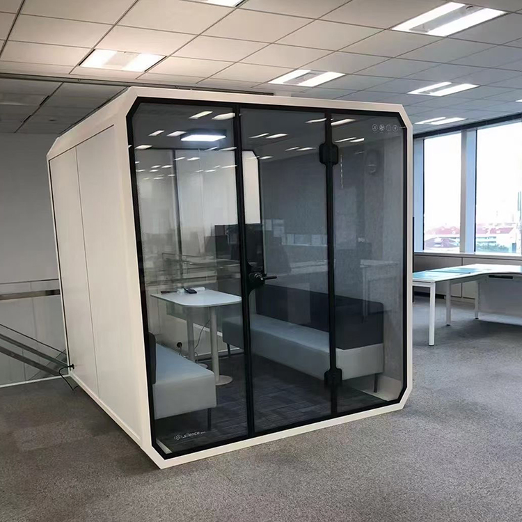 Manufacturers Working Prefabricated House Private Office Phone Booth Fashion Noise Insulate Soundproof Office Booth