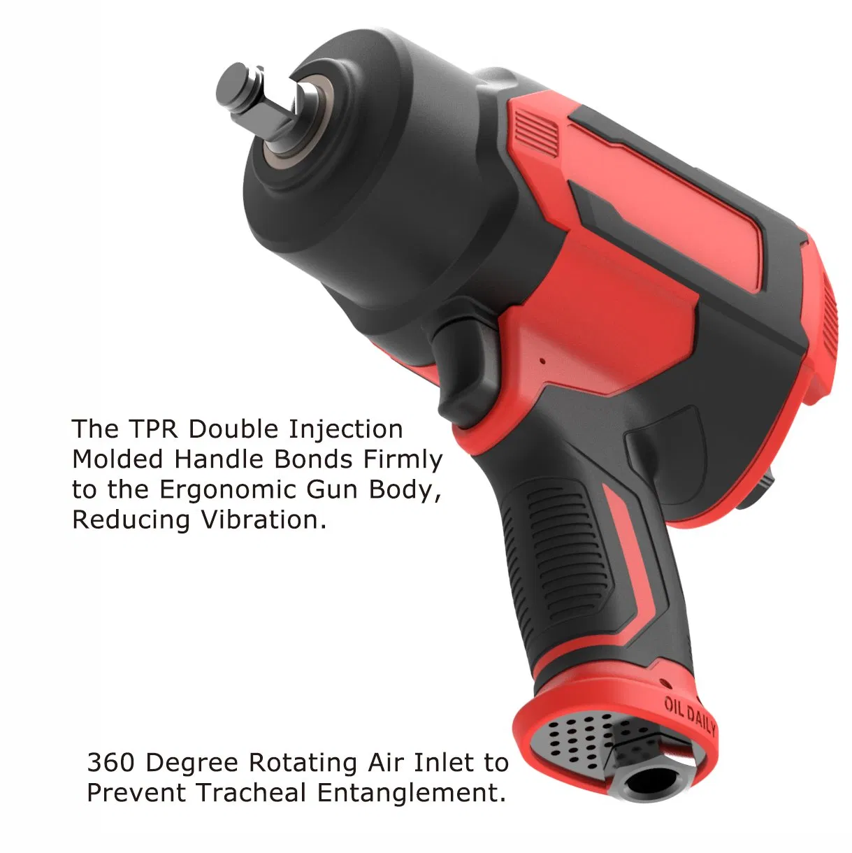 Пневматический гайковерт Puffer 1/2 дюйма, 1150FT-Lbs