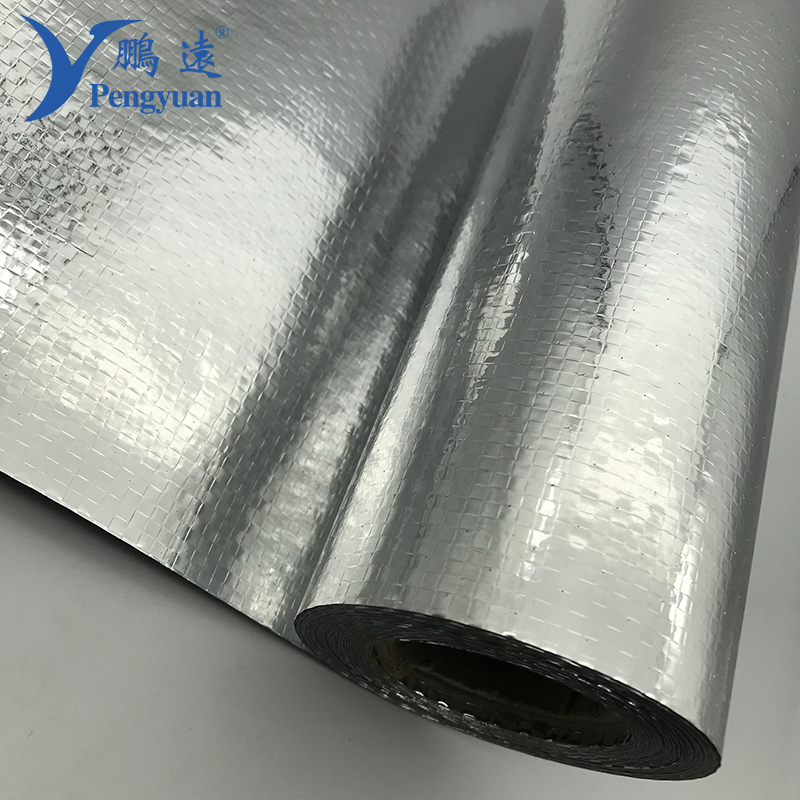 Roof Sarking New Building Insulation Fireproof Material Aluminium Foil Woven Fabric for Construction Material