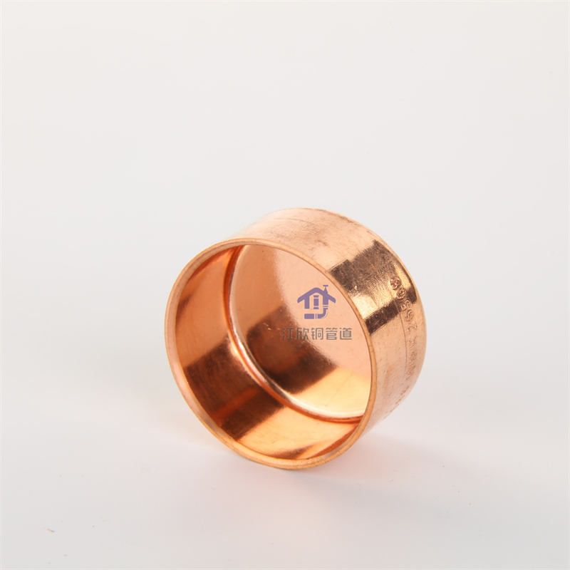 Copper Extention End Cap Plug Welding Pipe Fittings Deep Cap