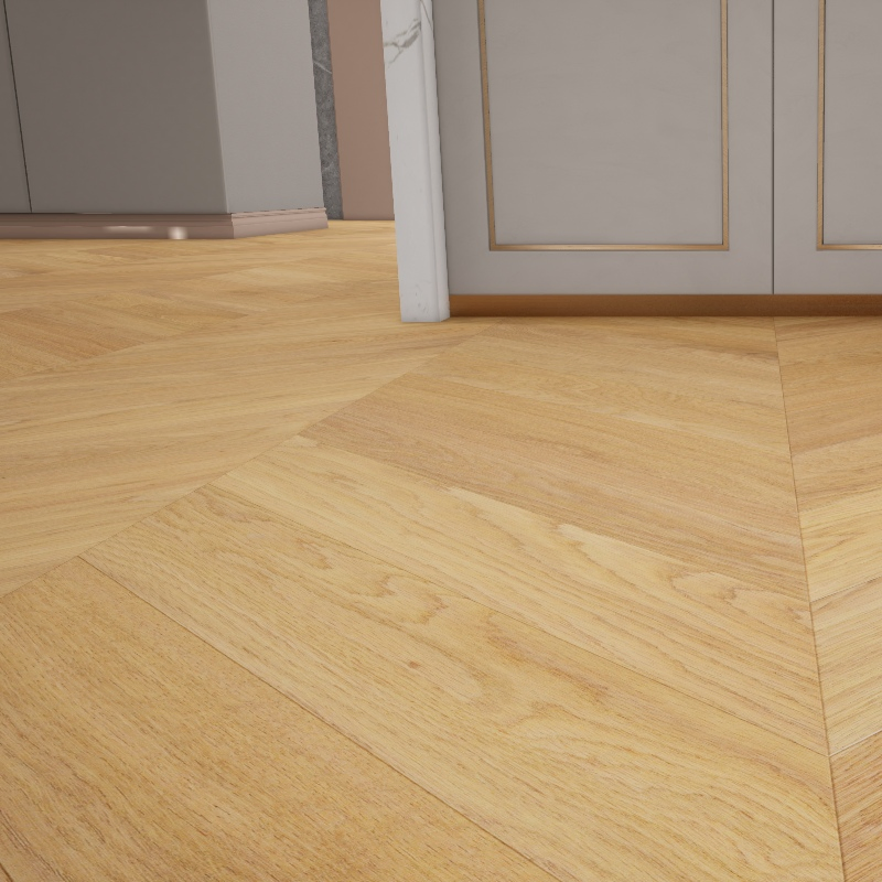 7-15 mm Multi-Layer Laminate Oak Sandalwood Solid Engineered Wood Flooring for Hotel