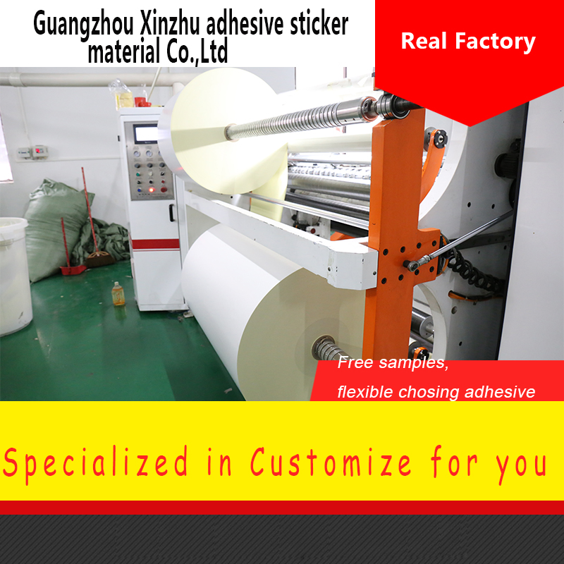 Customized Direct Thermal Shipping Label Supermarket Price Sticker Paper Raw Material