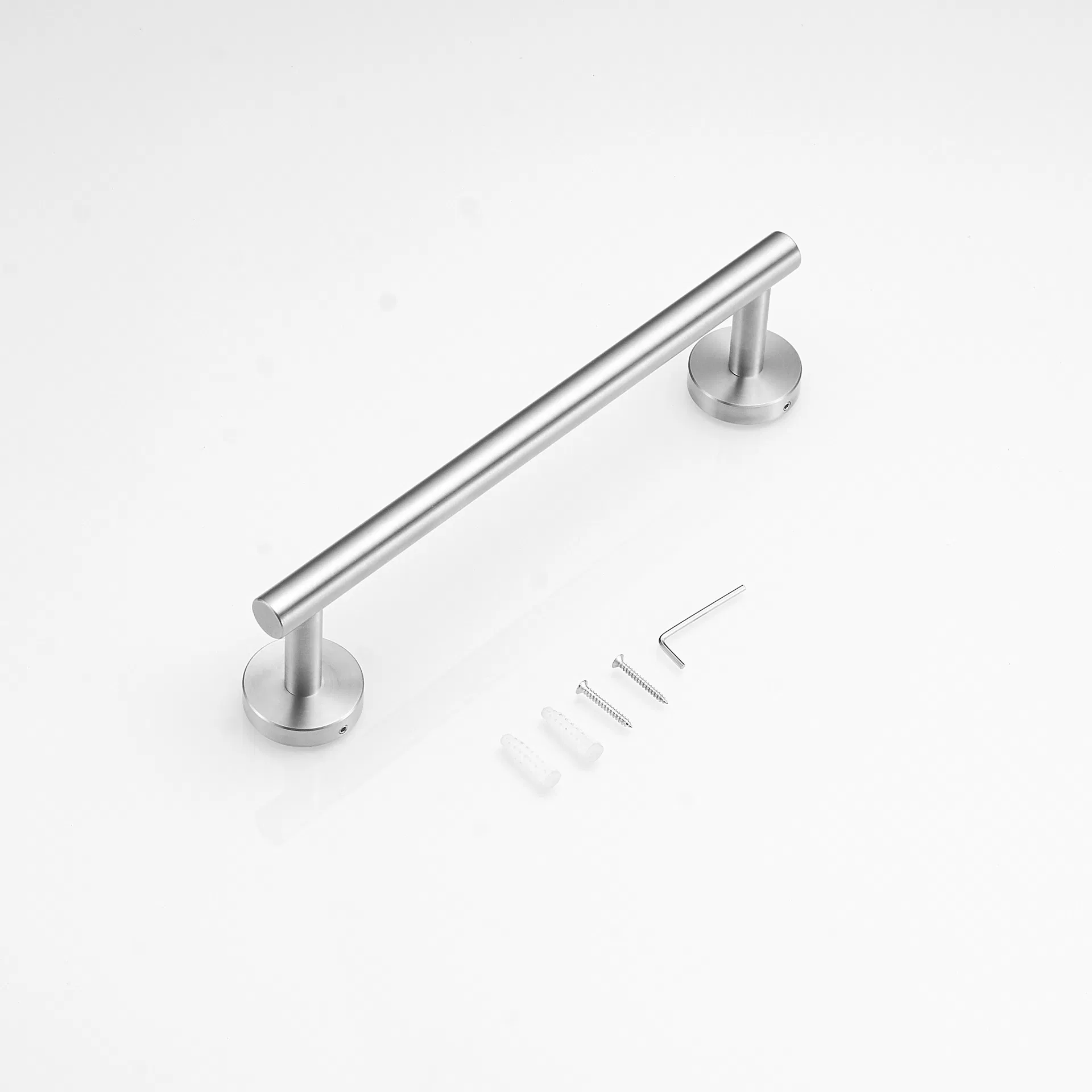 Modern Design 304 Stainless Steel Towel Rack Wall Hanging Pendant Storage with Bar for Hotel Bathrooms