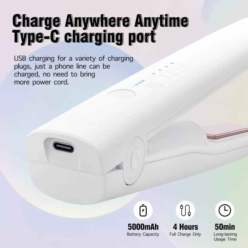 Wireless Curling Irons2026 Hot New Product Hair Straightening Clip Charging Money