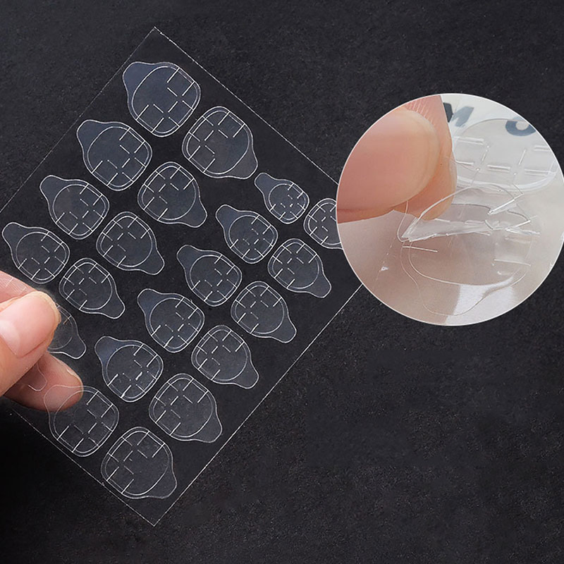 Nail Jelly Glue Double-Side False Nail Art Adhesive Tape Glue Sticker DIY Tips Fake Nail Acrylic Manicure Gel Makeup Tool