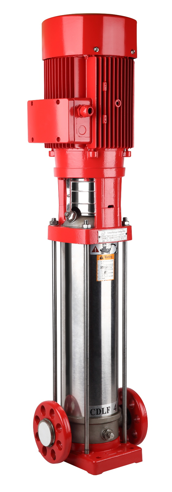 High Pressure Flow Vertical Multistage Centrifugal Stainless Steel Water Supply Booster Pump