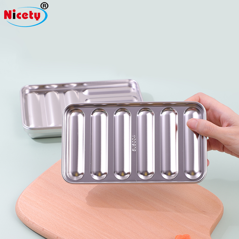 New Design Matte Surface Homemade Camping Stainless Steel Sausage Mould Hot Dog Making for Kids