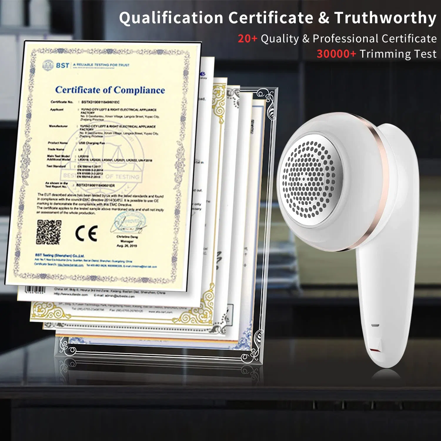 6-Leaf-Blades Replaceable Stainless Steel Blade Sweater Fabric Shaver Rechargeable Electric Lint Remover