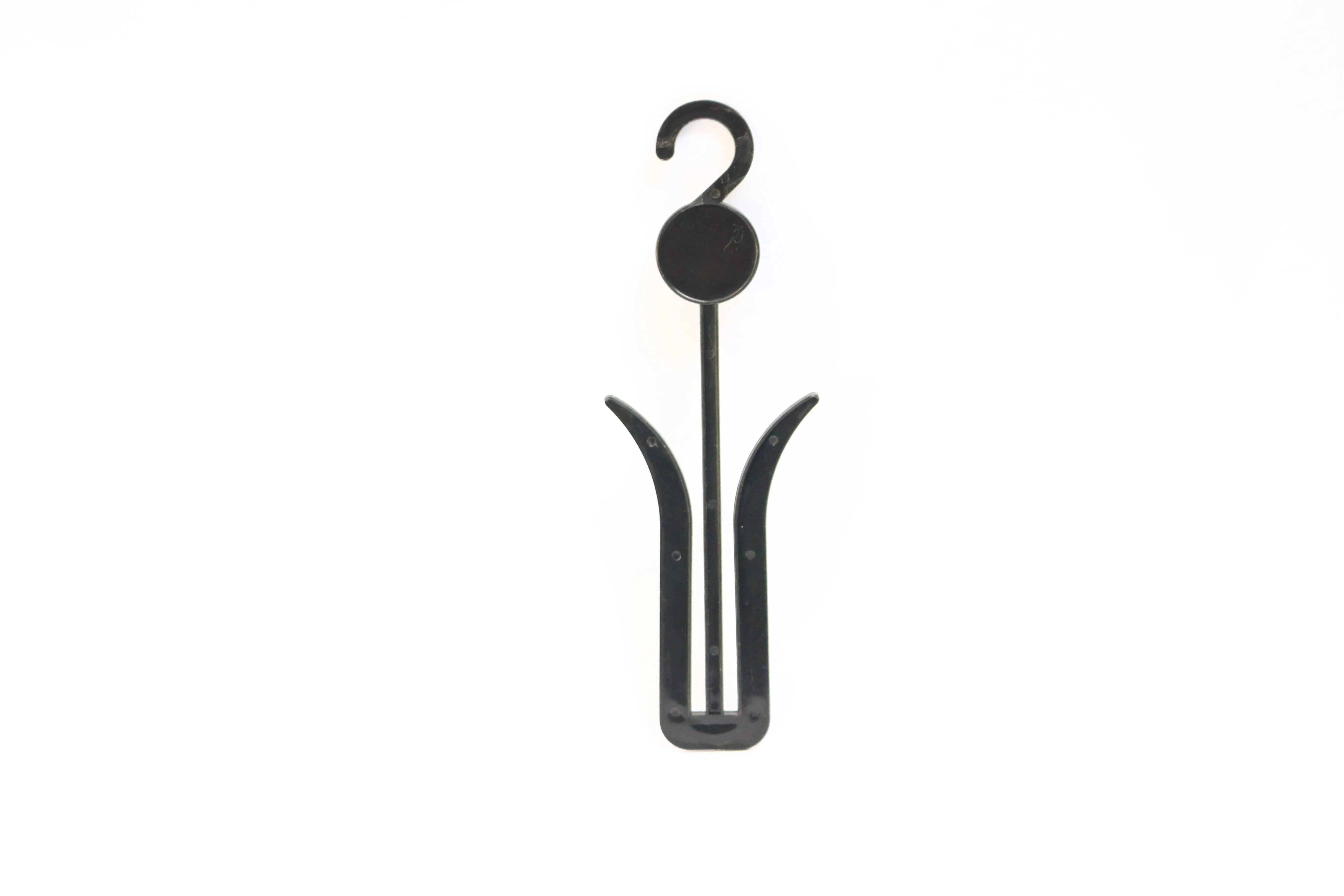 for Cheap Customized Plastic Hanger Clothing Store Shoes Hook for Display Two Color with Logo