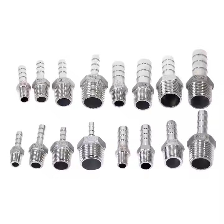 Hexagon Head Stainless Steel Pagoda Fitting with Equal Shape Design