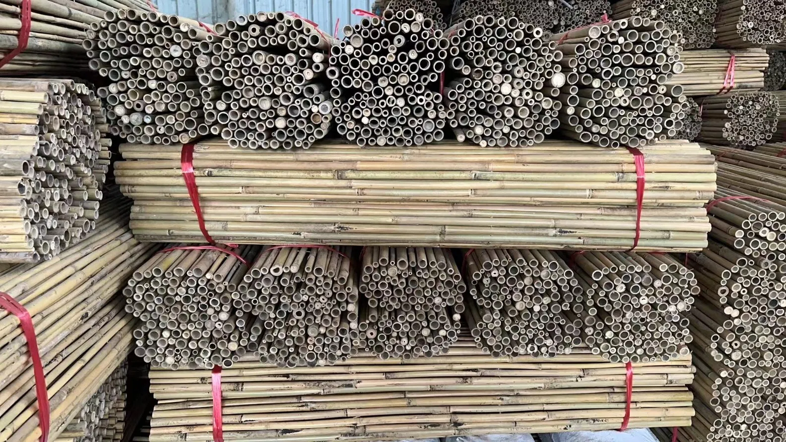 Arella River Bamboo Stick Bunch Fence Rolls Bamboo Screening All Bamboo Mat