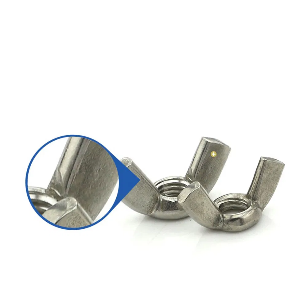 DIN315 Stainless Steel A2 A4 Wing Nuts M2 M2.5 M4 M6 M8