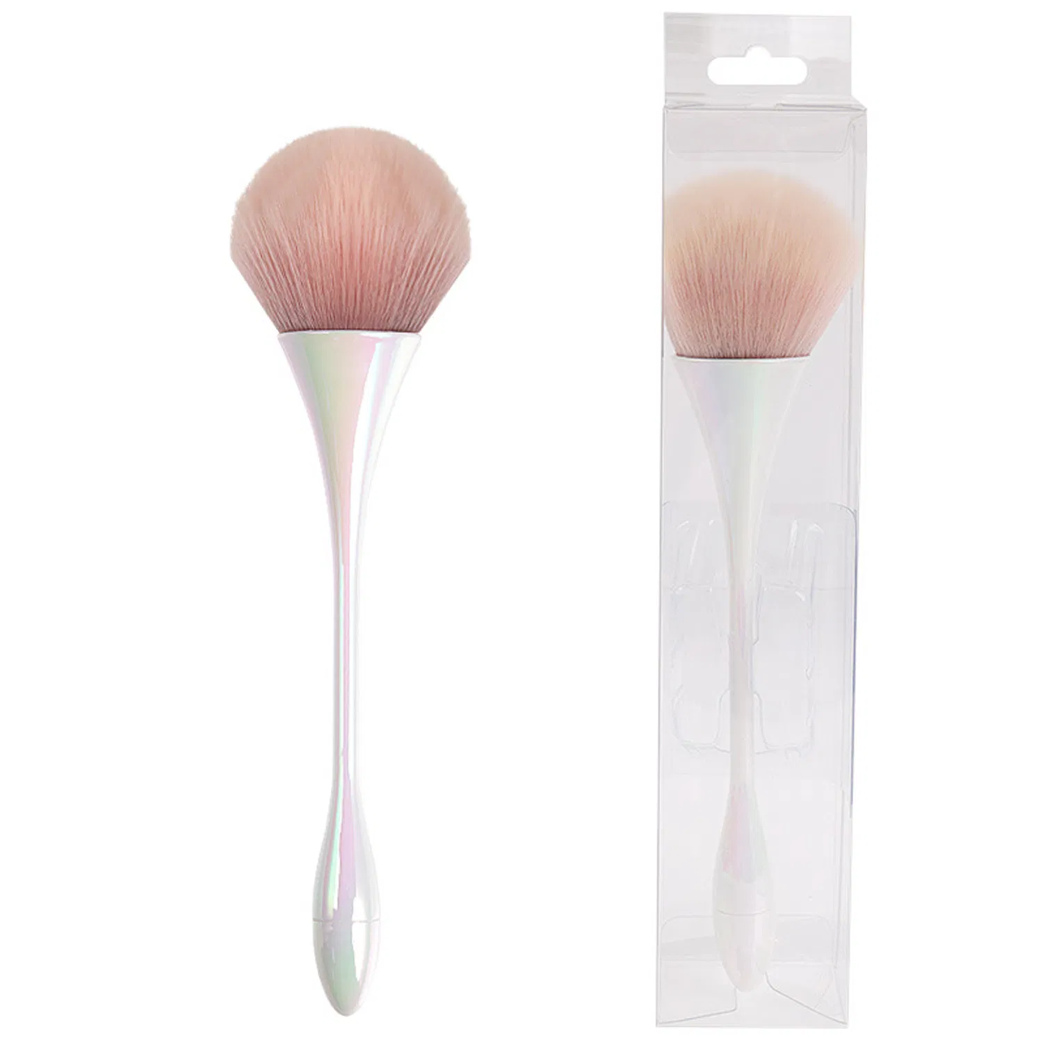 Large Mineral Soft Fluffy Foundation Blush and Highlighter Professional Makeup Set Powder Brushes for Blending Buffing Contour Formation