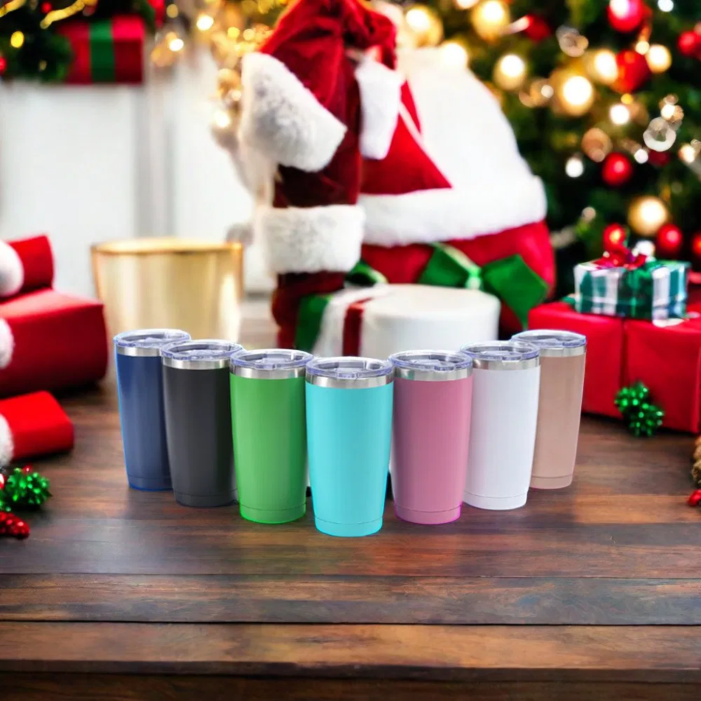 20oz Tumbler with Lid Stainless Steel Vacuum Insulated Double Wall Travel Tumbler Durable Insulated Coffee Mug Sublimation Wine