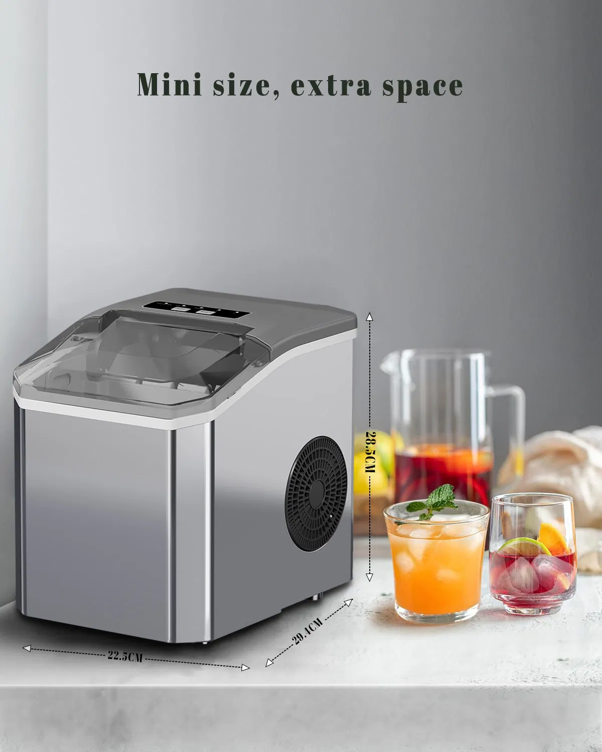 Portable Ice Maker for Quick Ice Production - Ideal for Events