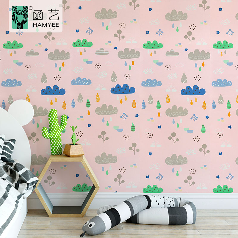 DIY Animal Styles 3D Kids / Children Cartoon Wallpaper for Baby Room / Home