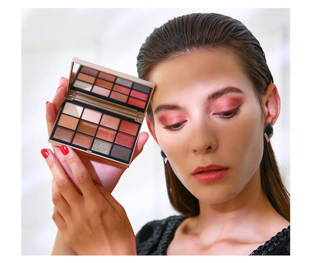 Custom 12-Color Eyeshadow Palette Mashed Potatoes Earth Color Waterproof Eyeshadow Palette