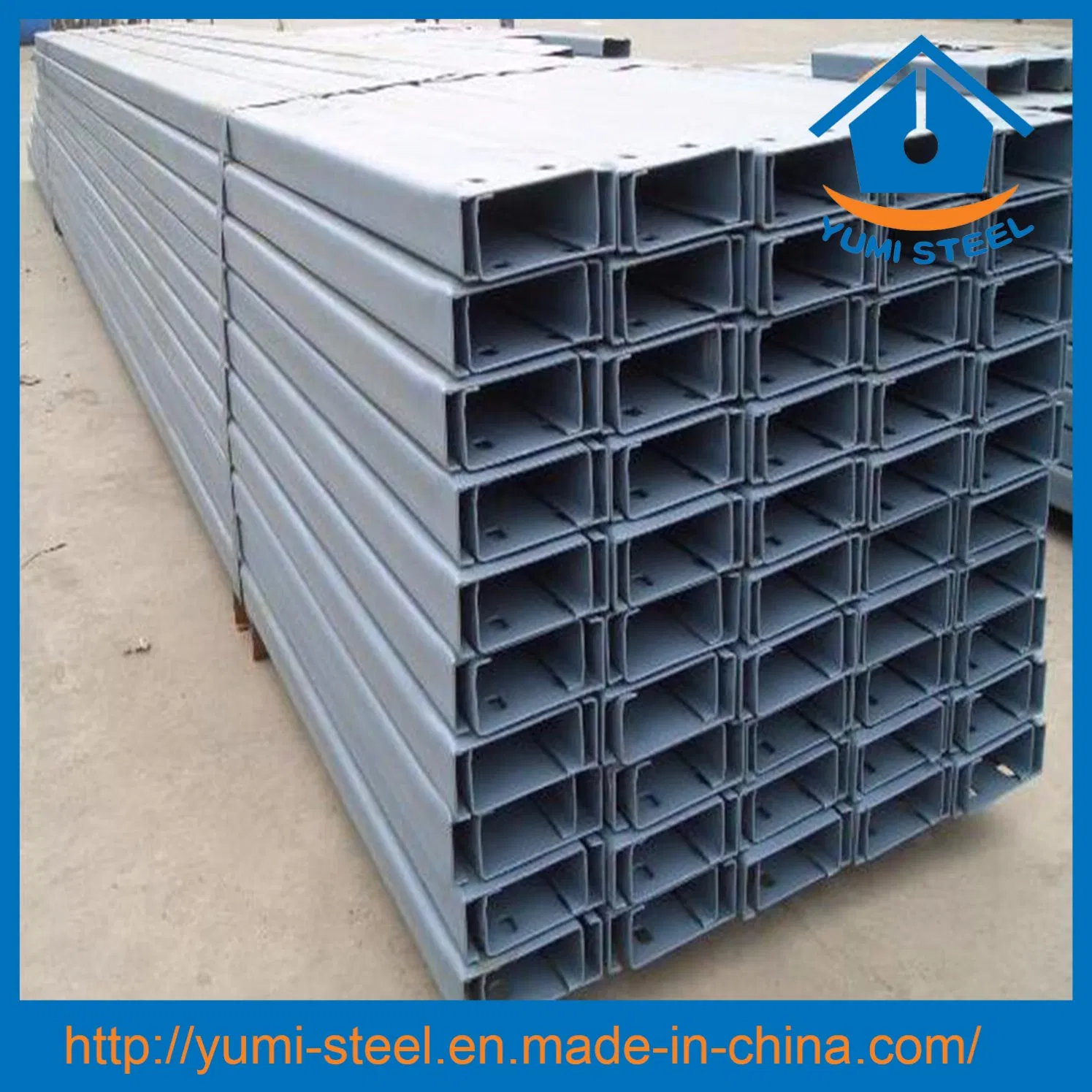 Galvanized C Gutter Steel Roof/Shed Purlins for Building Material