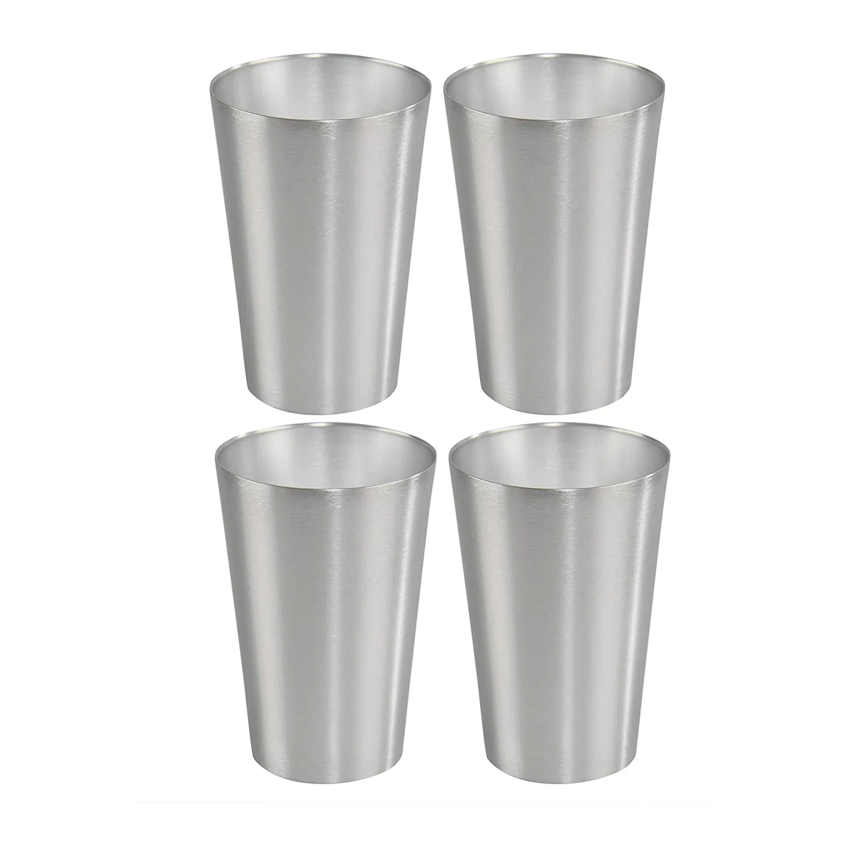 Серебряные алюминиевые кружки 12 oz