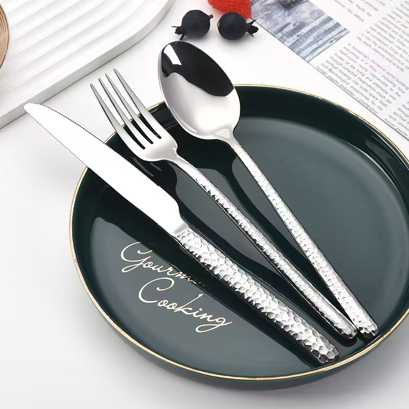 Stainless Steel Sleek Design Easy-Clean Durable Hotel Grade Cutlery Set