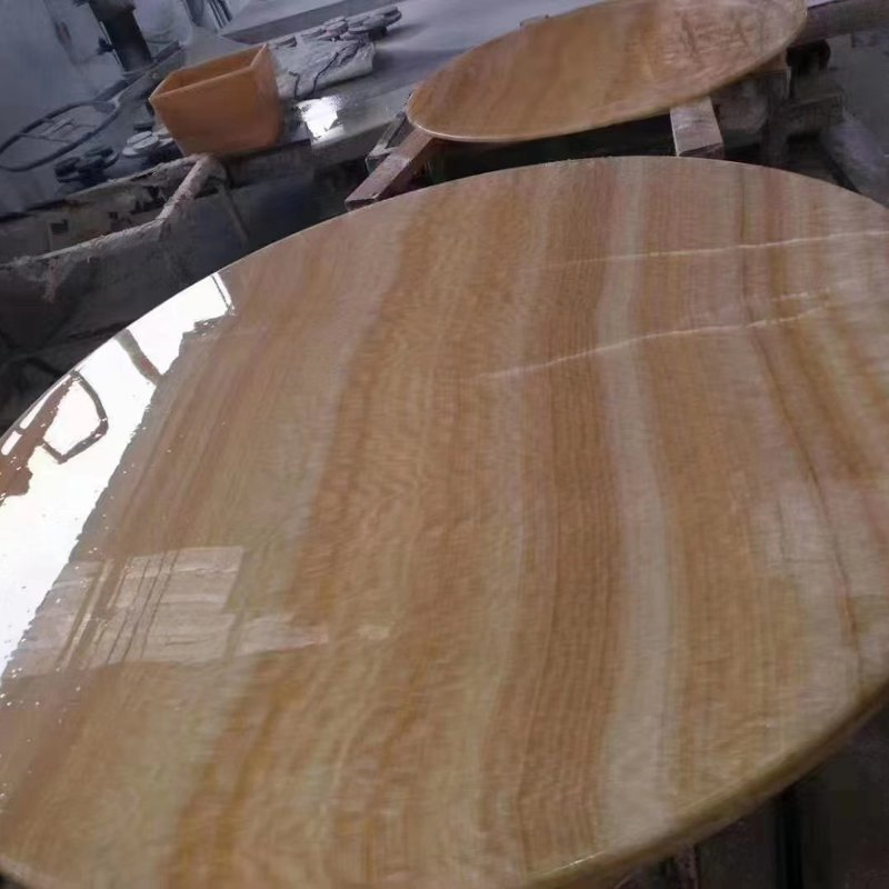 Luxury Interior Decoration Chinese Yellow Honey Onyx Marble Wall Panel