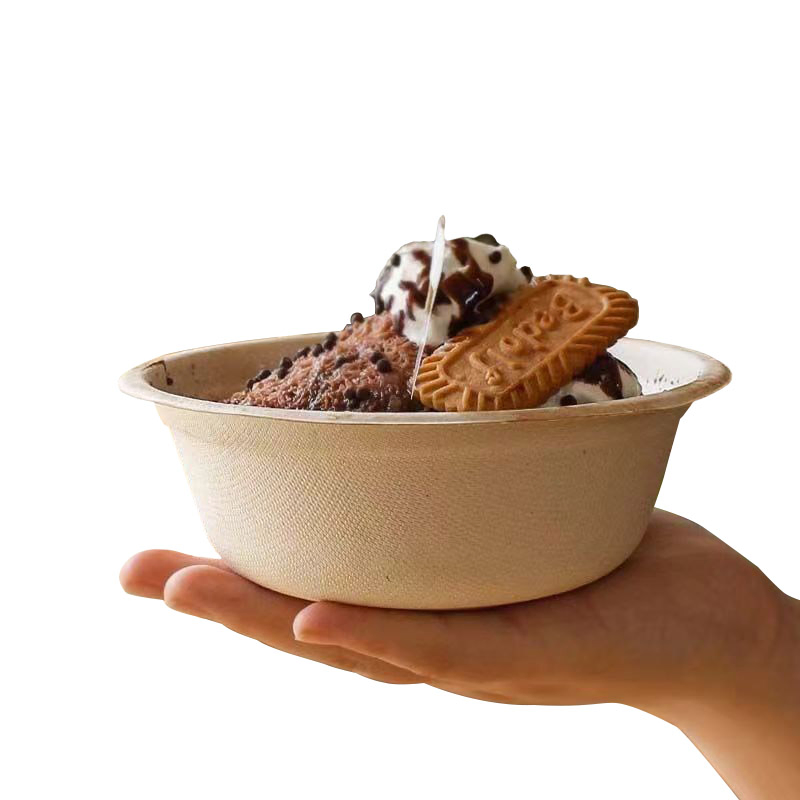 Food Container Disposable Biodegradable Bowl Bagasse Pulp Bowls
