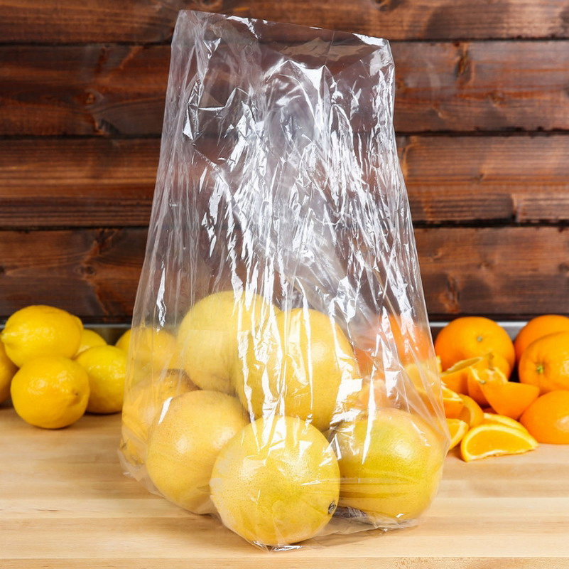 LDPE Transparent Poly Food Packaging Bag