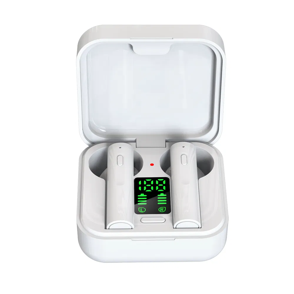 Hot-Sale Wireless Bt 5.0 Air6plus Earphones Noise Cancelling LED Display HiFi True Stereo Earbuds