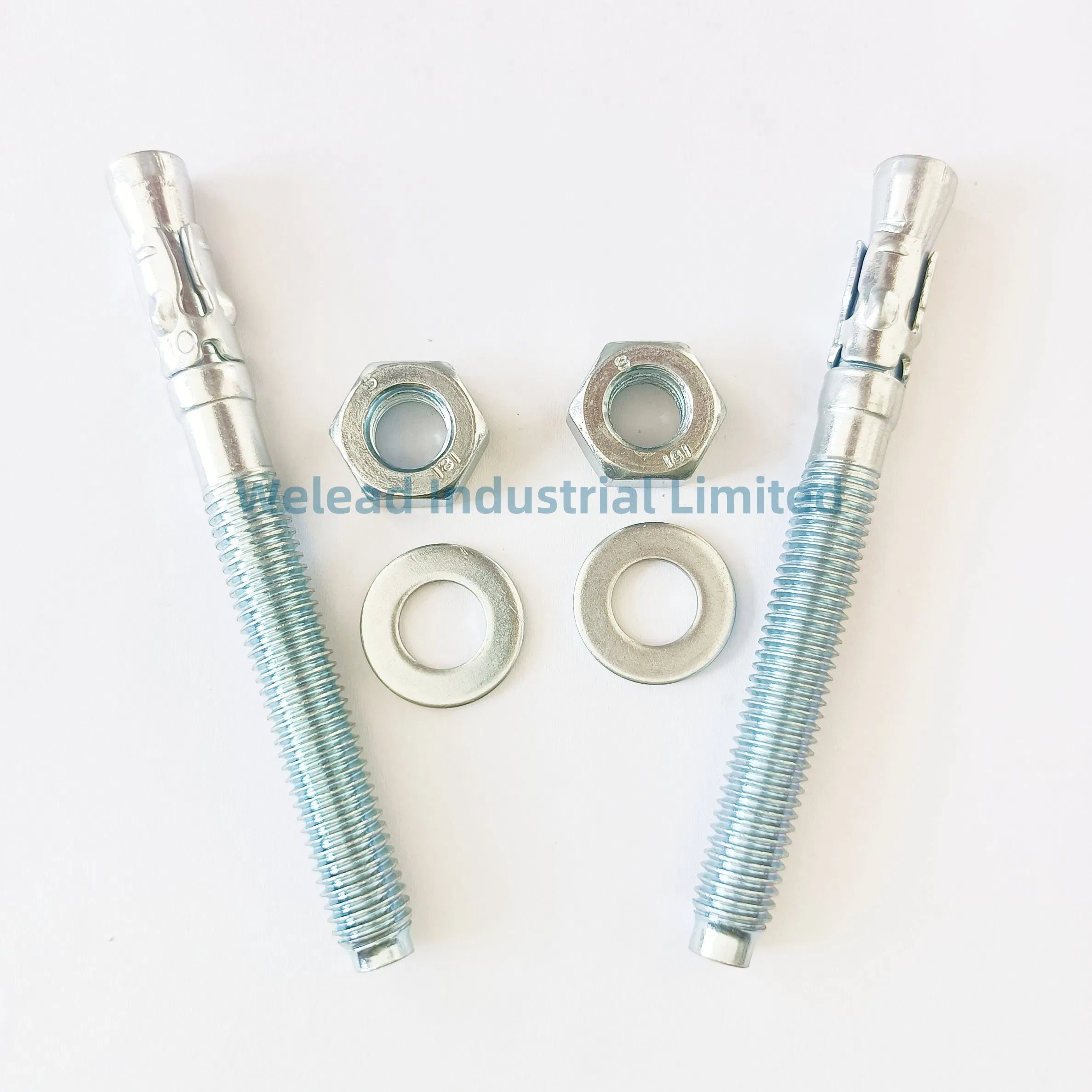 Анкерный клиновой болт для бетона, оцинкованный, M6-M24