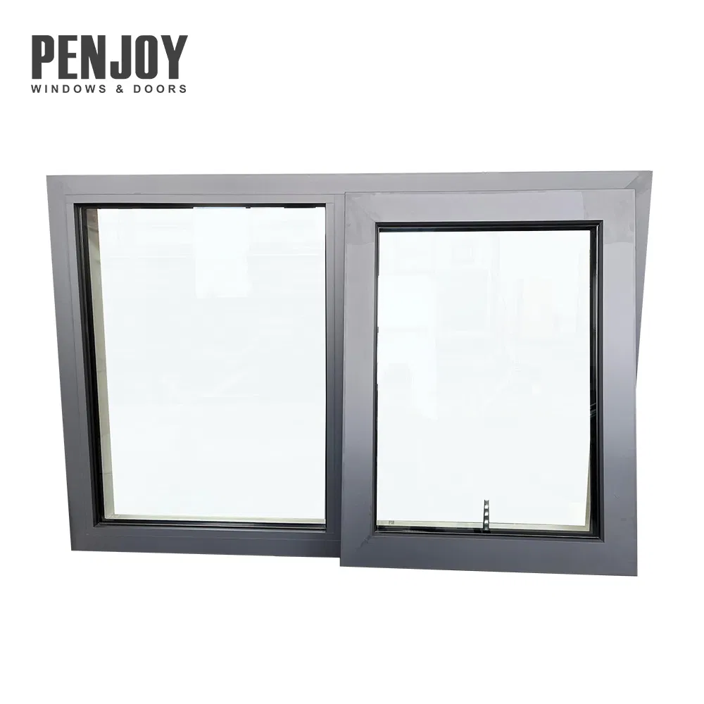Penjoy Aluminum Thermo Break Awning Window with Timber Reveal New Zealand Market
