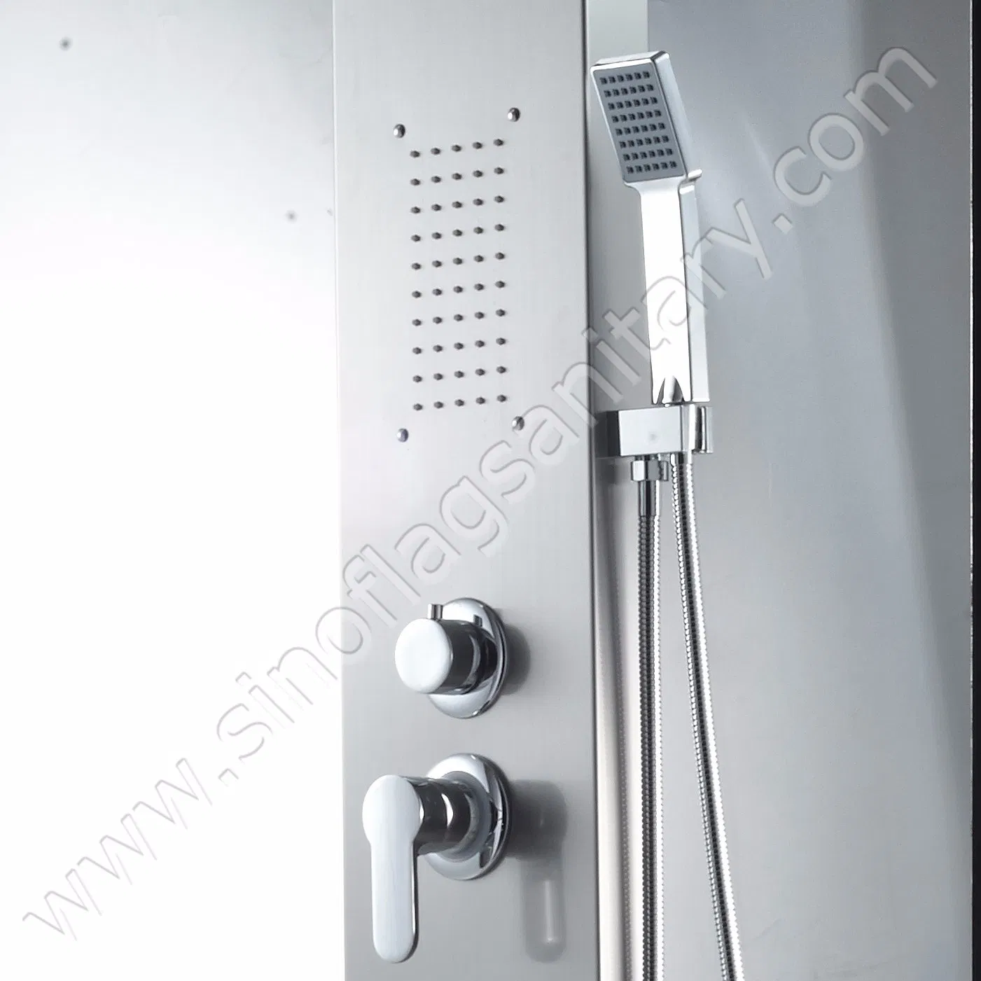 Sanitary Ware Bath Faucet Muitifunction 304 Stainless Steel Thermostatic Shower Panel