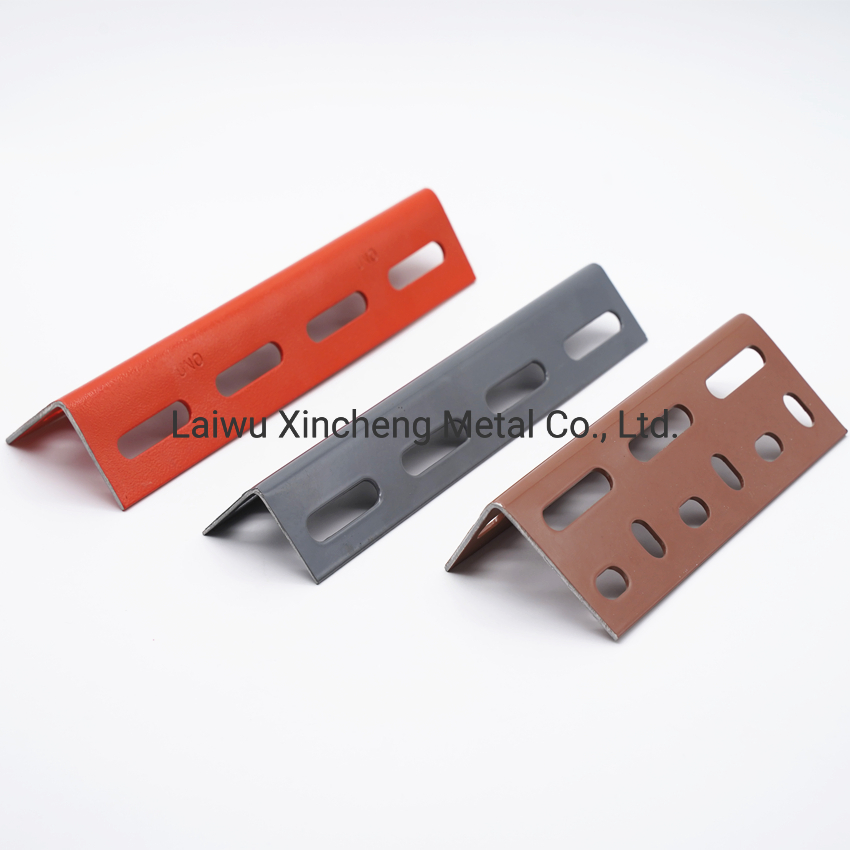 Powder Coated Slotted Steel Angle Bar