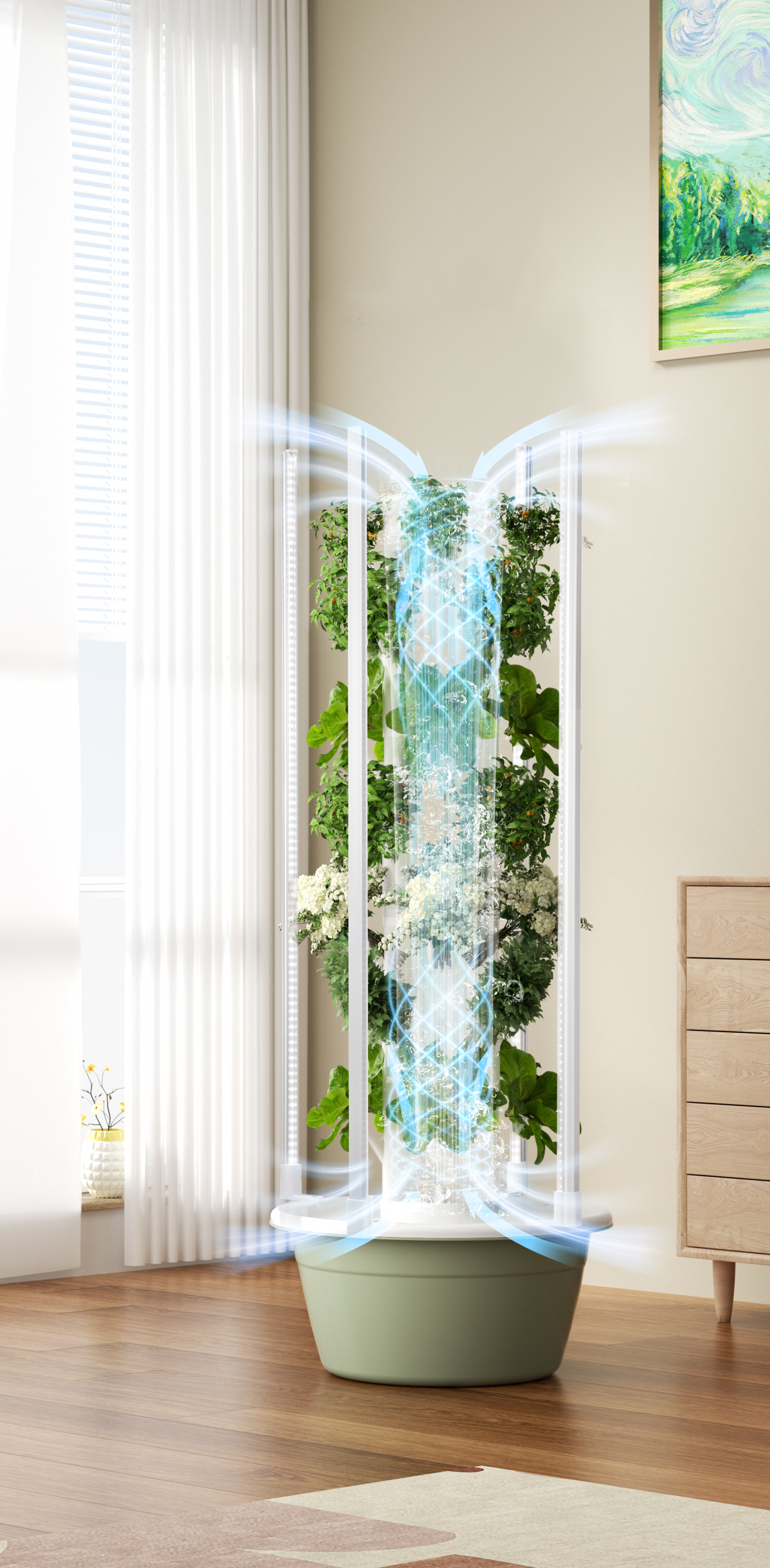 Башня гидропонная вертикальная 5-13 уровней