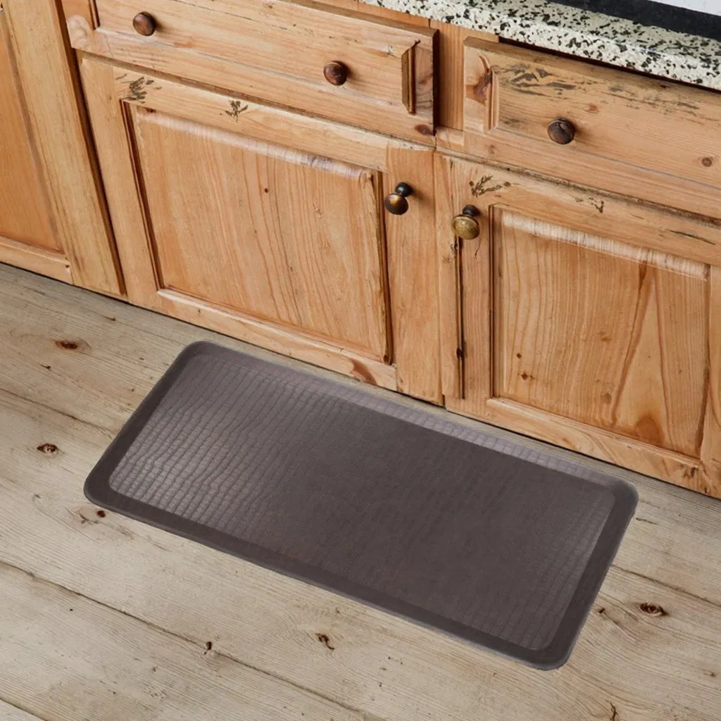 waterproof Non-Slip Eco-Friendly Supreme Relief Comfort Ergonmic PVC Top PU Foam Anti-Fatigue Kitchen Office Standing Mats