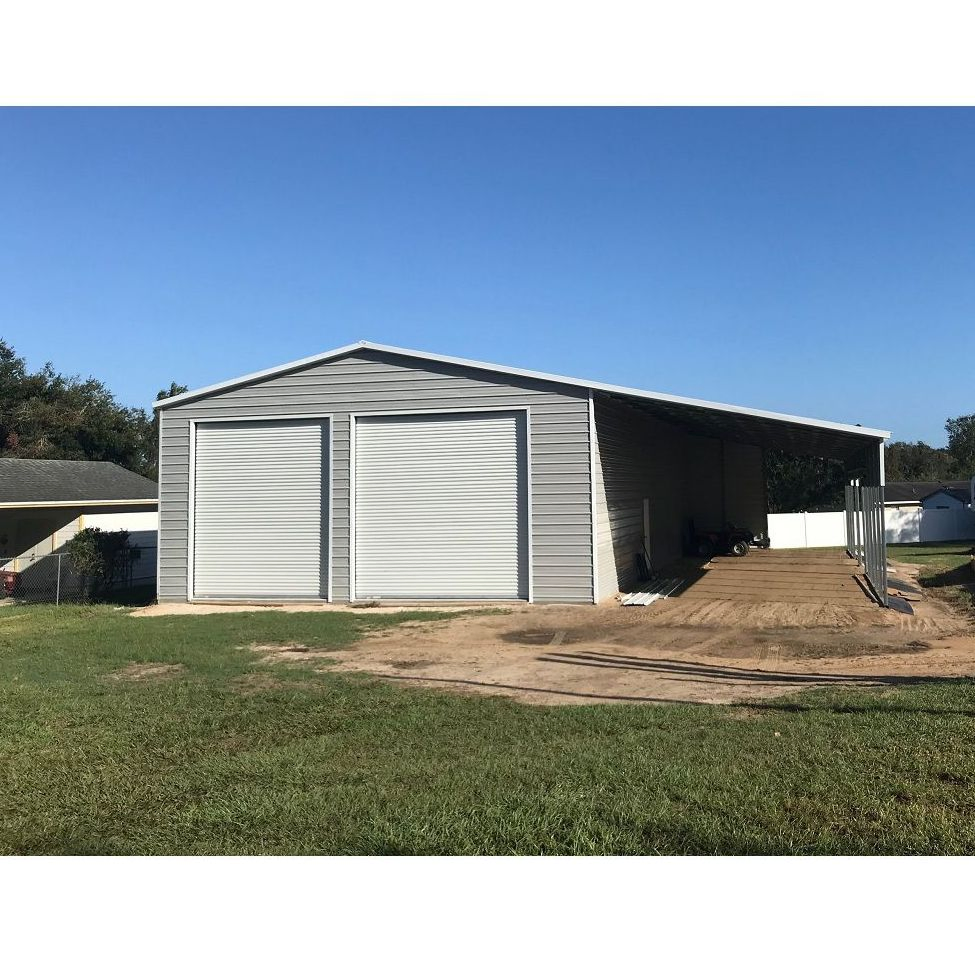 SC231 Prefab Steel Frame Workshop Garage Shed Metal Steel Structure Buildings Carport