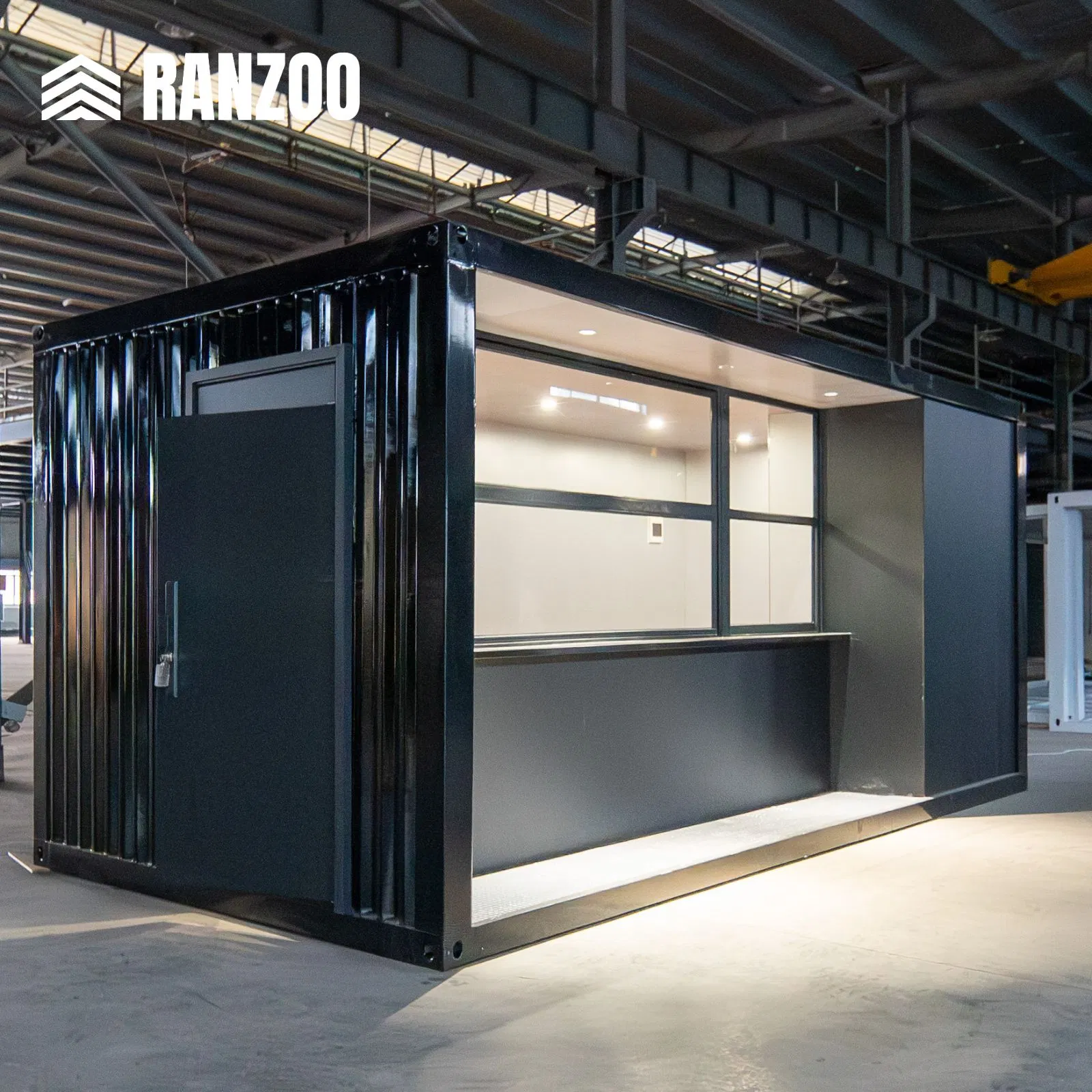 Ready to Use Container Coffee Shop with Free Design and 3D Renderings