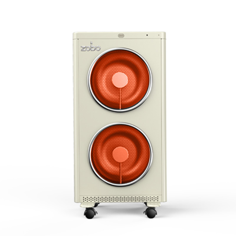 Portable 2kw Electric Radiant Heater with Dual Control