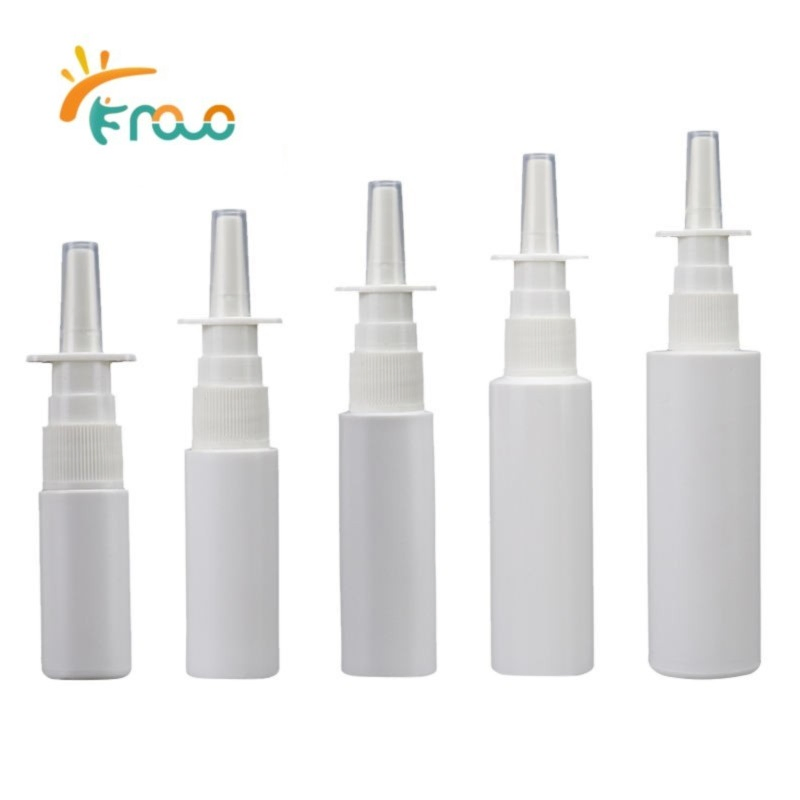 Wholesale Refillable Empty Nasal Spray Bottle 18/415 Plastic Glass Medicine Liquid Sprayer